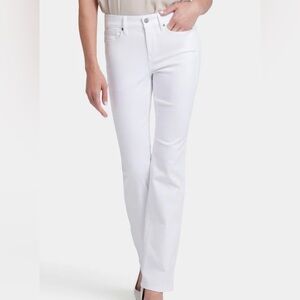 NYDJ Women's Straight Leg White Jeans size 12